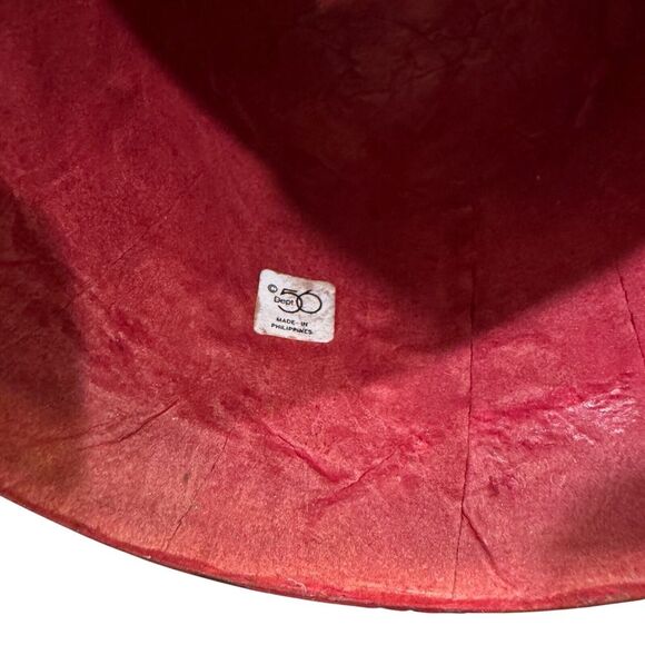 2 Vtg Department 56 Silk Road Hand Painted Paper Mache Bell Ornament Christmas - Picture 10 of 10